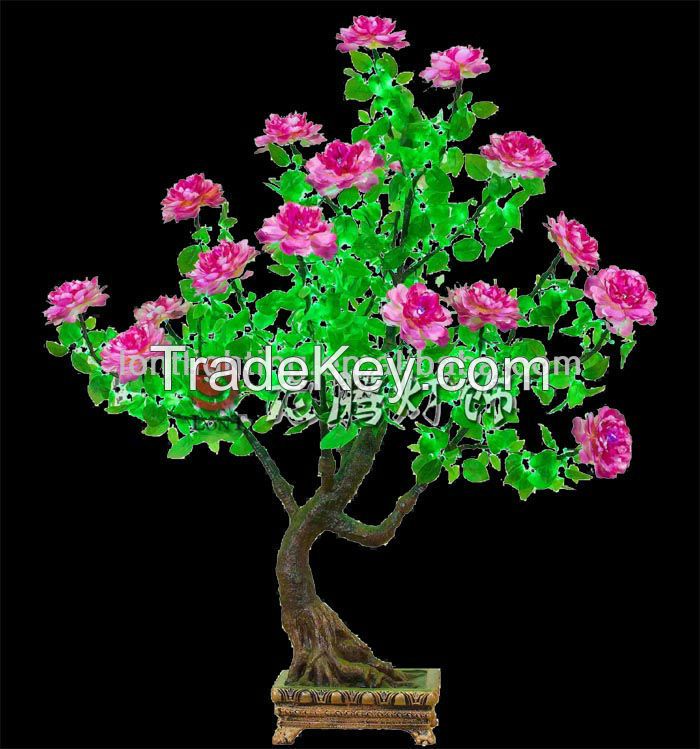 Indoor wedding decoration tree Bonsai peony MD260