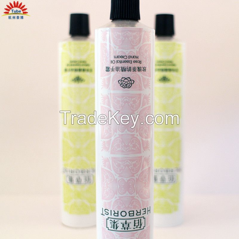 hand cream packing callapsble aluminum oval tubes