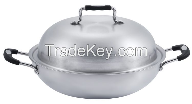 3 ply stainless steel wok