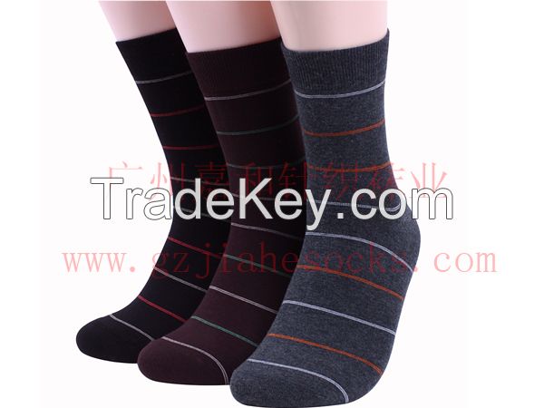 Combed cotton fashion men jacquard socks, business men socks