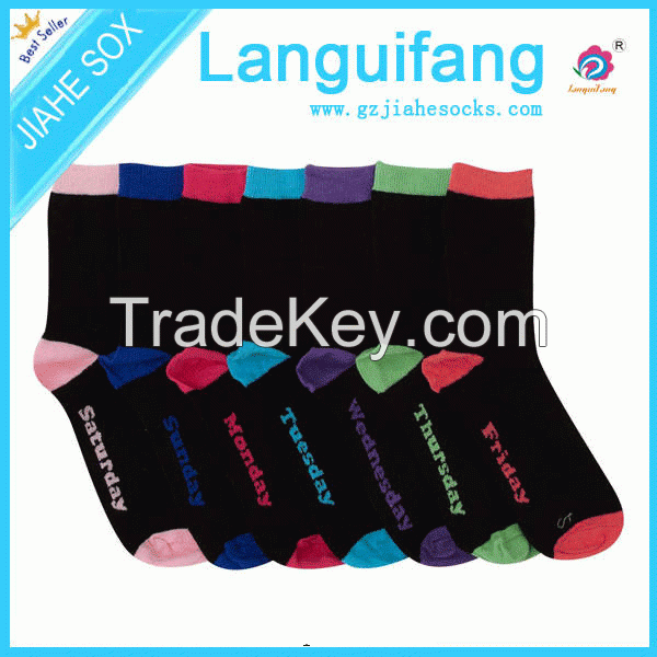 woman socks manufacturer  is high Quality, fashion girl knee high socks