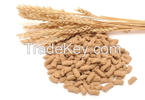 Wheat Bran Pellets Animal Feed