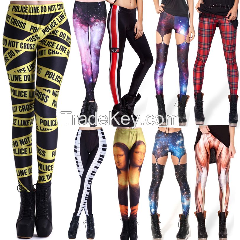 Europe United States Digital Print leggings galaxy leggings wholesale retail