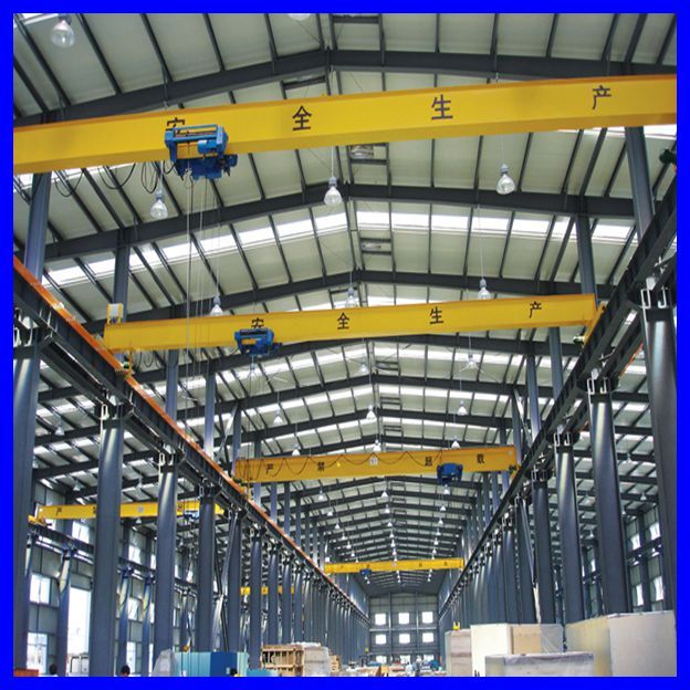 7T warehouse use single girder overhead crane with CE