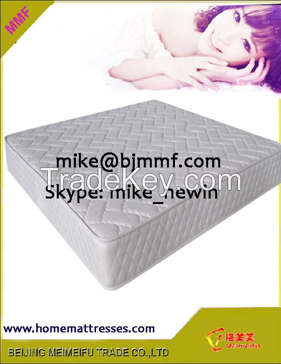 Firm Mattress Size Promotion durable tricot fabric cover pocket spring mattress
