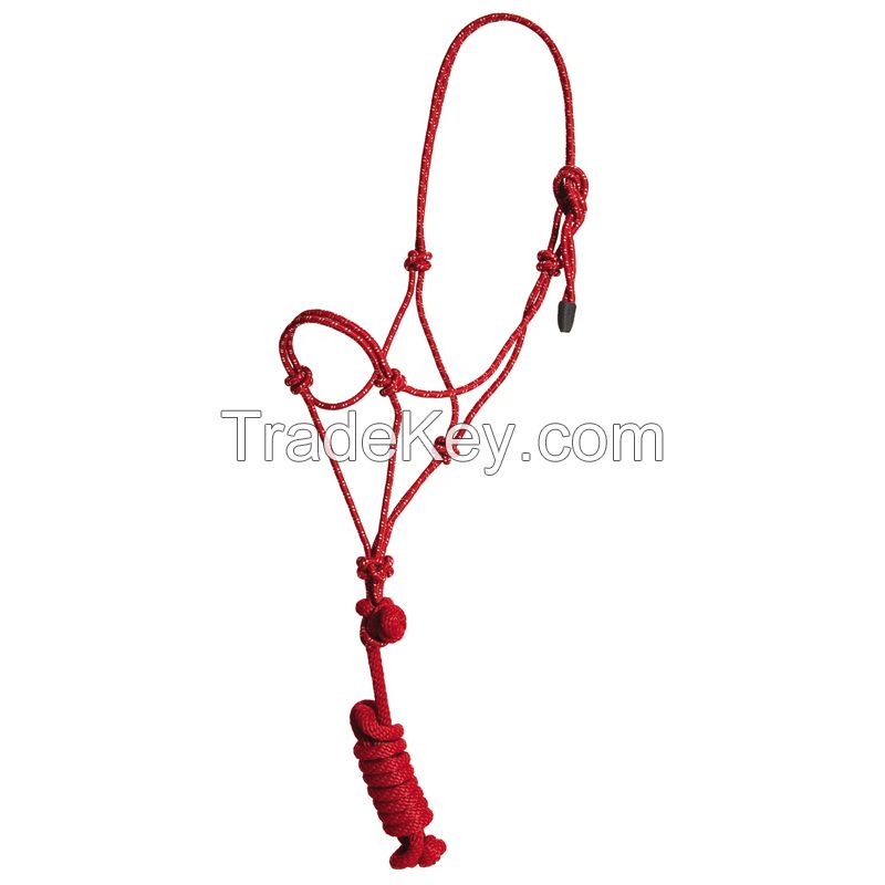 Horse Rope Halter with lead
