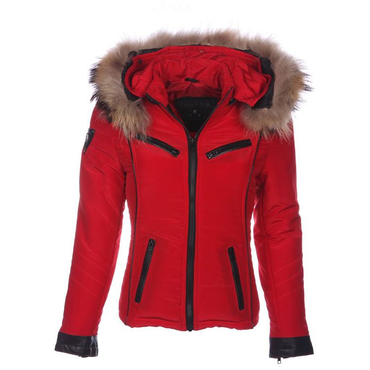 Angelina Red Textile Jacket USI-9601