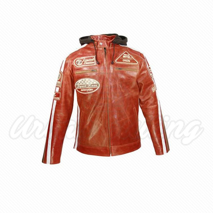 Biker leather Jacket USI-8835-C