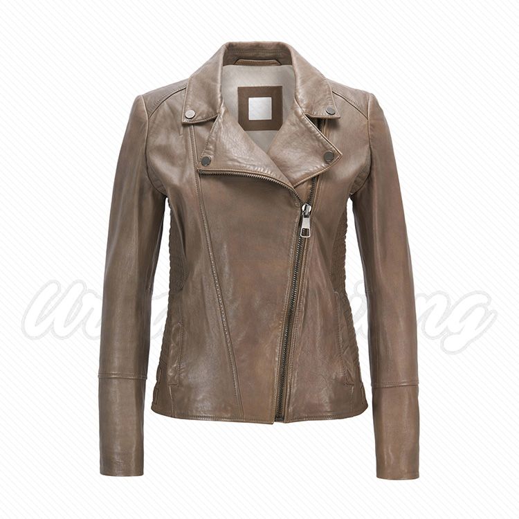 Ladies Leather Jacket Regular Fit USI-6028