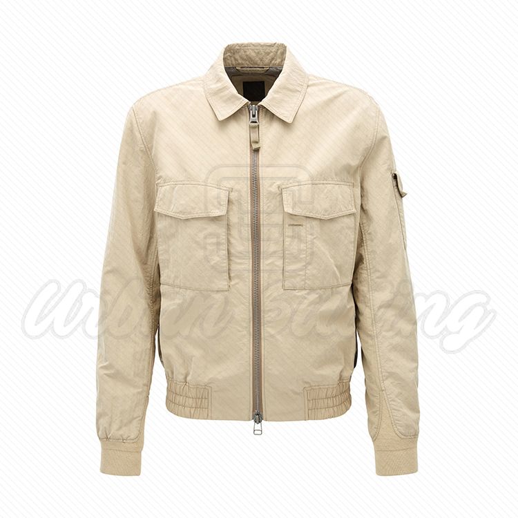 Men Regular Fit Textile Jacket USI-9141