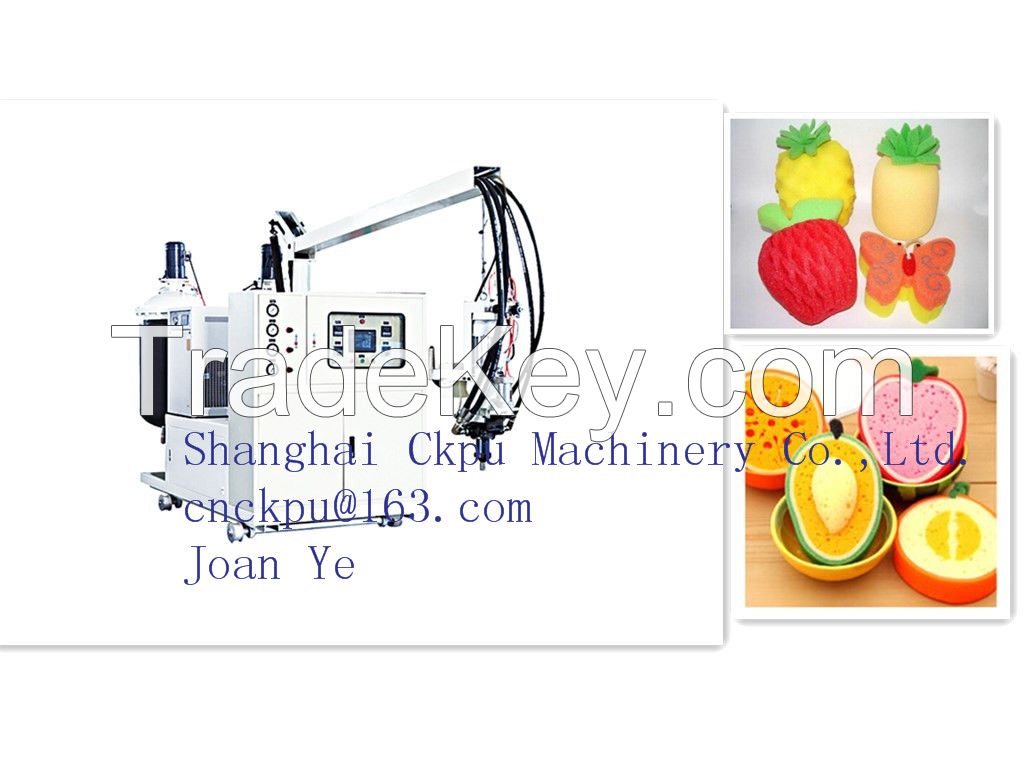 polyurethane festival gift fruit flower model foaming machine