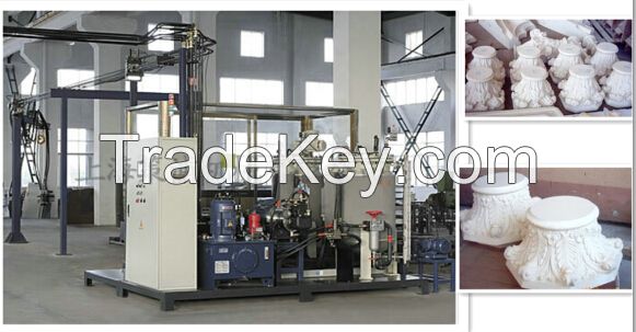 Polyurethane Roman Column pillar making Foaming Machine