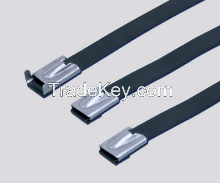 High Quantity Stainless Steel Cable Ties PVC Coated