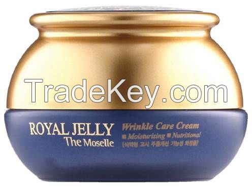 Anti-wrinkle cream, royal jelly cream, bergamo cream, korean skin care, korean cosmetics, facial cream, face cream