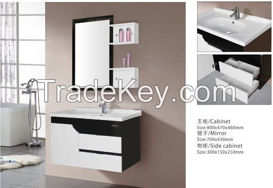 Various of ecofriendly PVC bathroom cabinets at low price