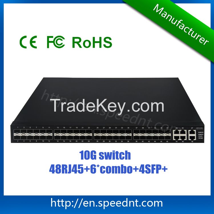 Sell 10Gigabit Ethernet network Switch UK5714-52GC with 42 SFP port 6 combo port 4 extensible SFP+ port