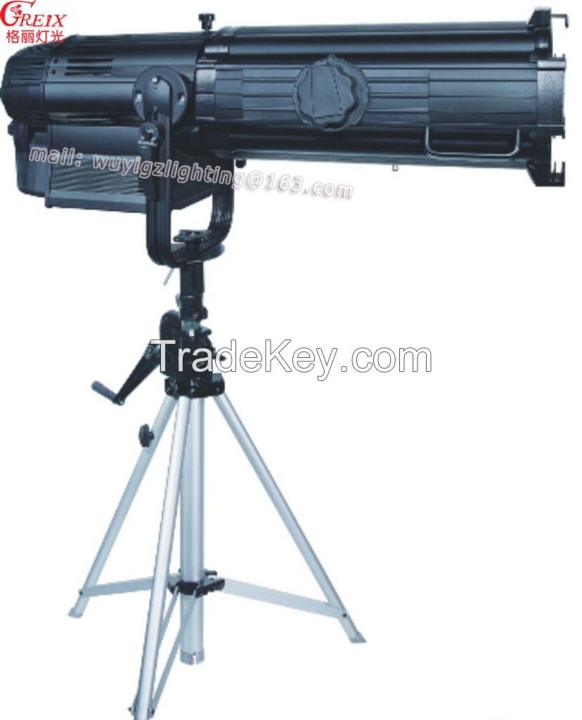 Stage focus Lighting, 200W/220W LED Follow Spot Light sky searchlight