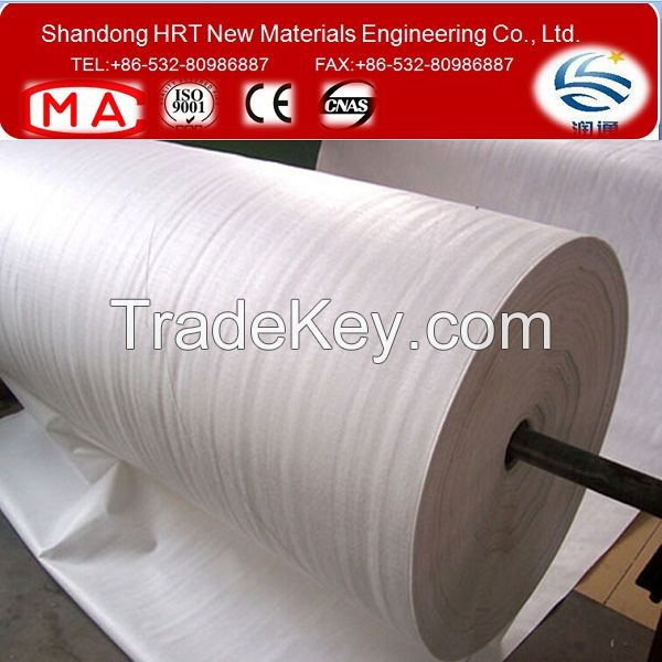 Staple fiber needle punched nonwoven geotextile