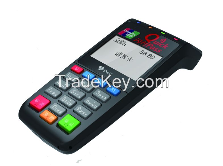 Portable pos terminal, pos machine