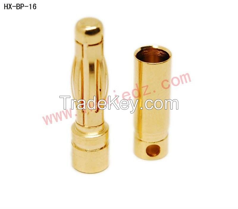 4.0.mm gold plated banana connector