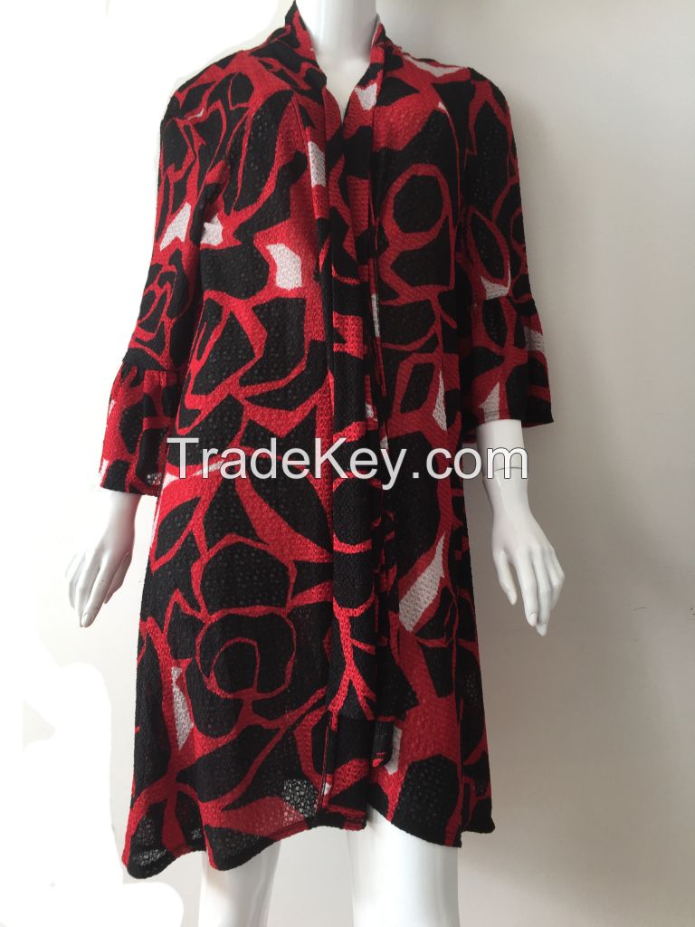 sell New Arrival Elegant Professional Red And Black Dress