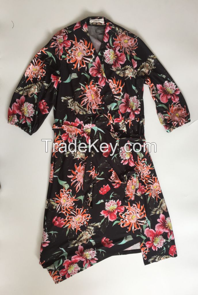 New Arrival Elegant Style Flower Pattern Dress