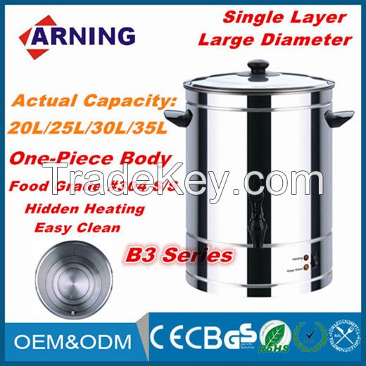 2015 New Stainless Steel Water Boiler Hot Water Urn One-piece Body