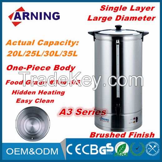 2015 New Commercial Water Boiler Catering Water Urn Whole SS One-Piece Body