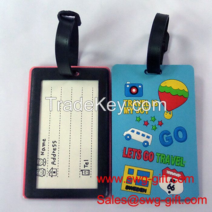 provide silicone bag tag, luggage tag