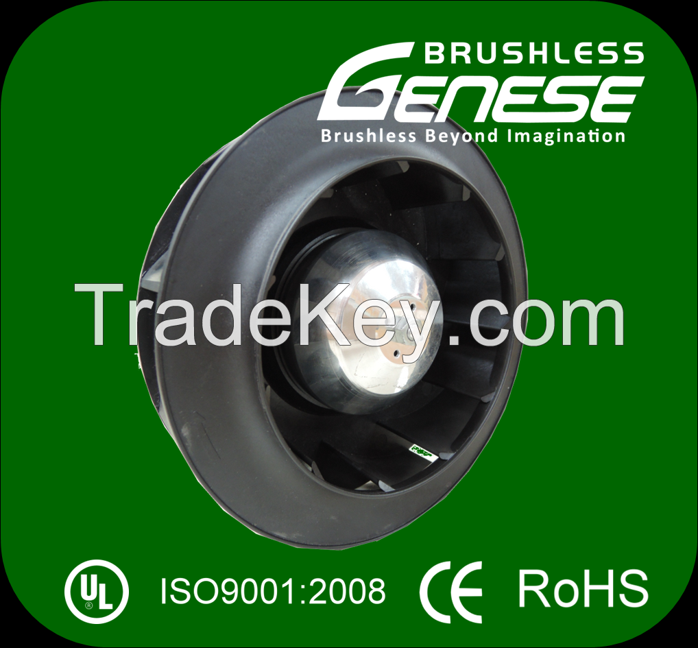 High efficiency BLDC centrifugal fan