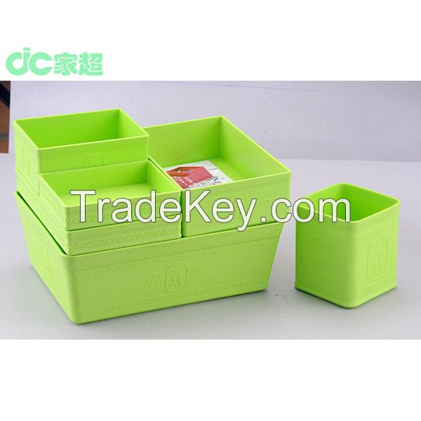 plastic Decorative Storage box multifunction square make-up box jewelry box sundry place box