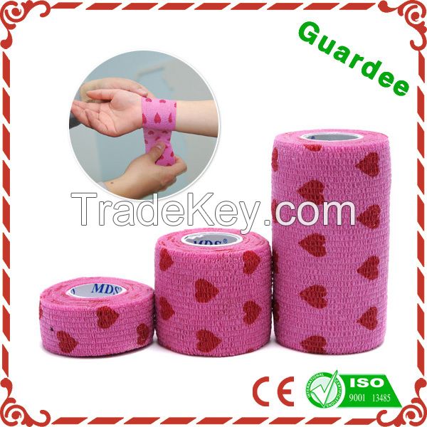 Colored Wound Printed Cohesive Bandage