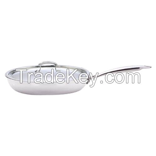 3 layers stainless steel flat pan