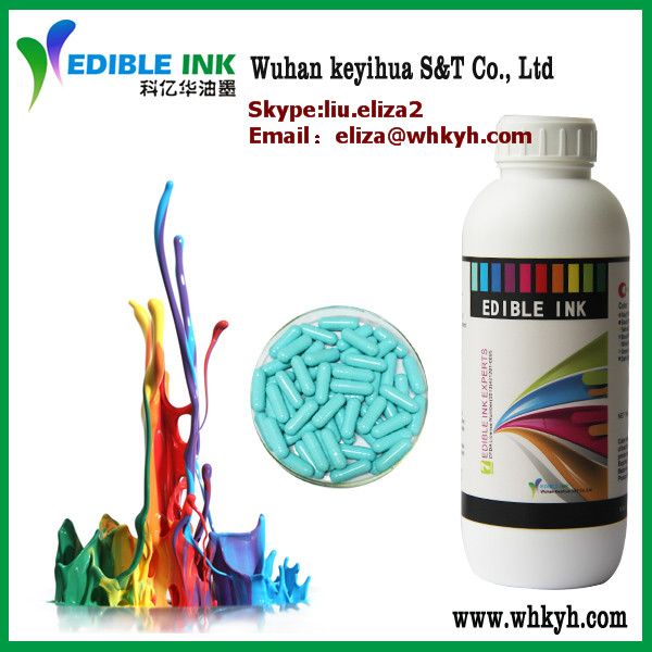 varied color eco-solvent edible print ink for capsule tablet printing