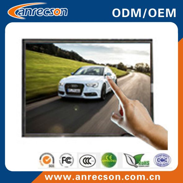 15 inch open frame LCD monitor with touchscreen