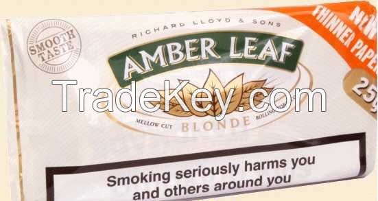 Amber Leaf Blonde Hand Rolling Tobacco 25g Pouch