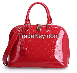 beautiful ladies leather handbags, newest and hottest style, easy carry, convenient