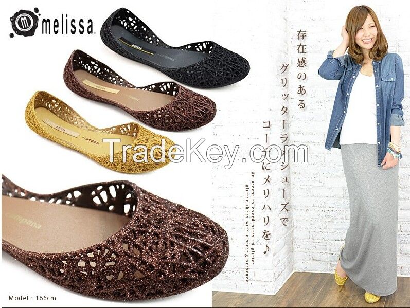 Fashional Women Melissa Campana Zig Zag Flat Sandals Bird Nest Rain Candy Sweet Sandal Melissa Jelly Shoes 2015 New Fashion Shoes