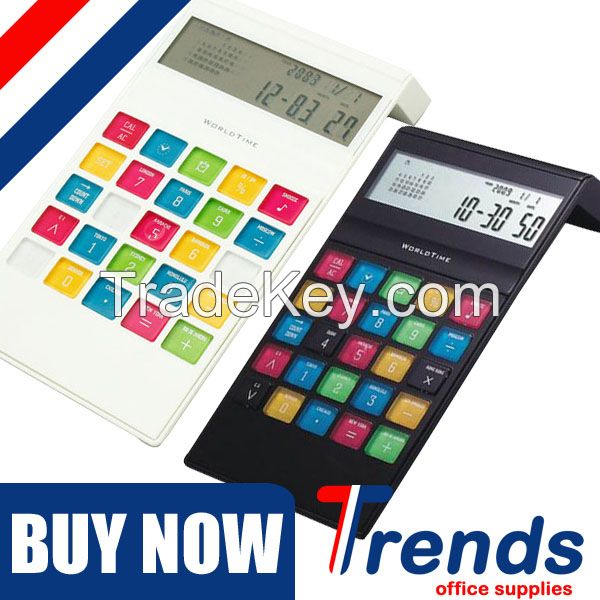 CE Rohs approved currency converter world time 8 digit electronic calculator