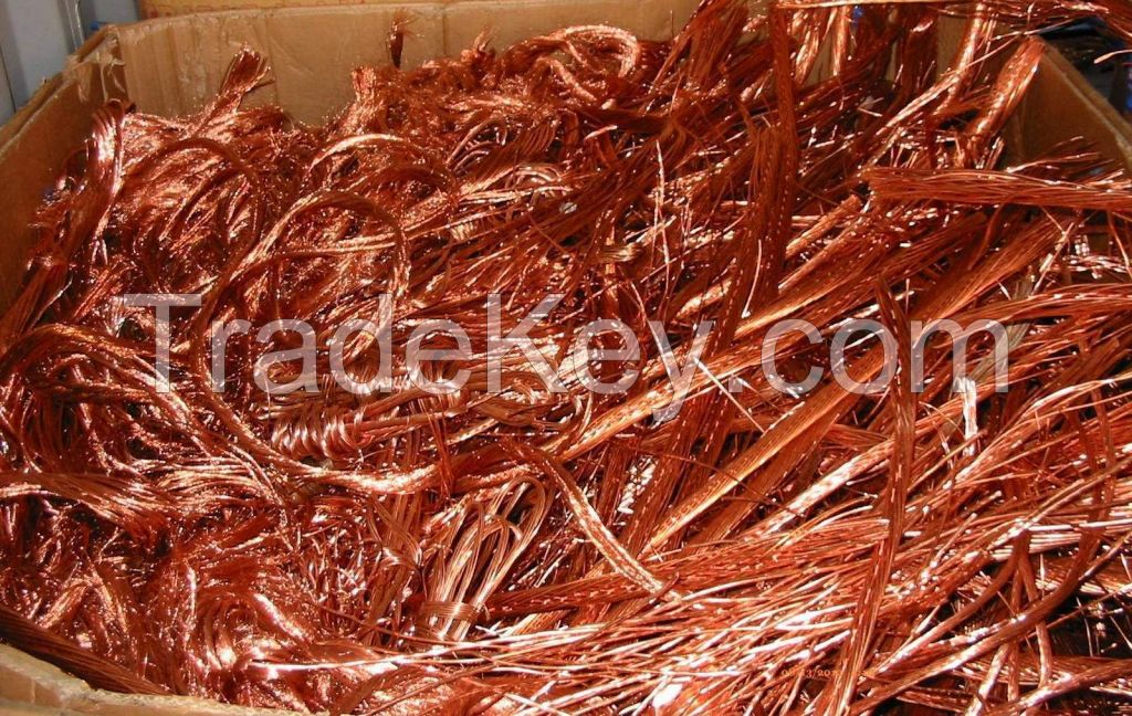 Copper Scrap, Copper Wire Scrap, Mill berry Copper 99%