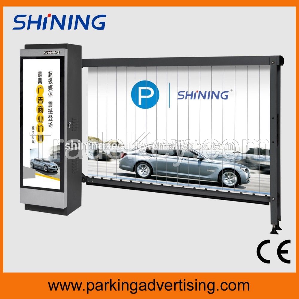 Parking with innovative advertising media