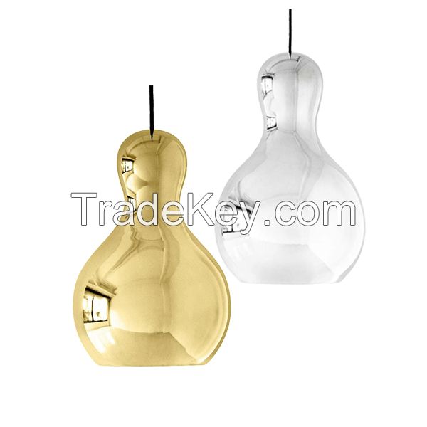 Mirror glass gourd lighting fitting commercial ceiling light