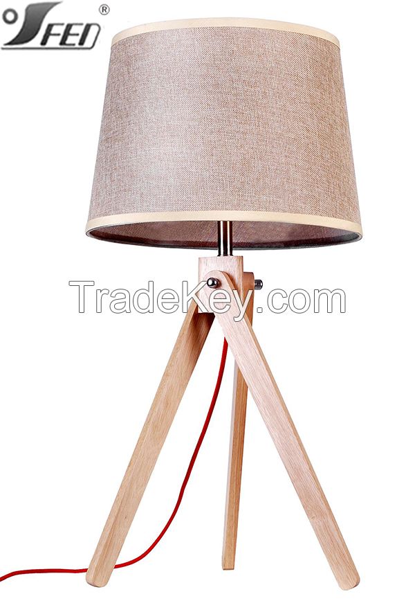 Modern and simple style elegant  wood restaurant table lights