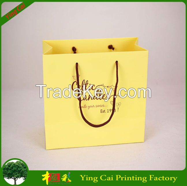 customized brown paper bag for shopping whole in China