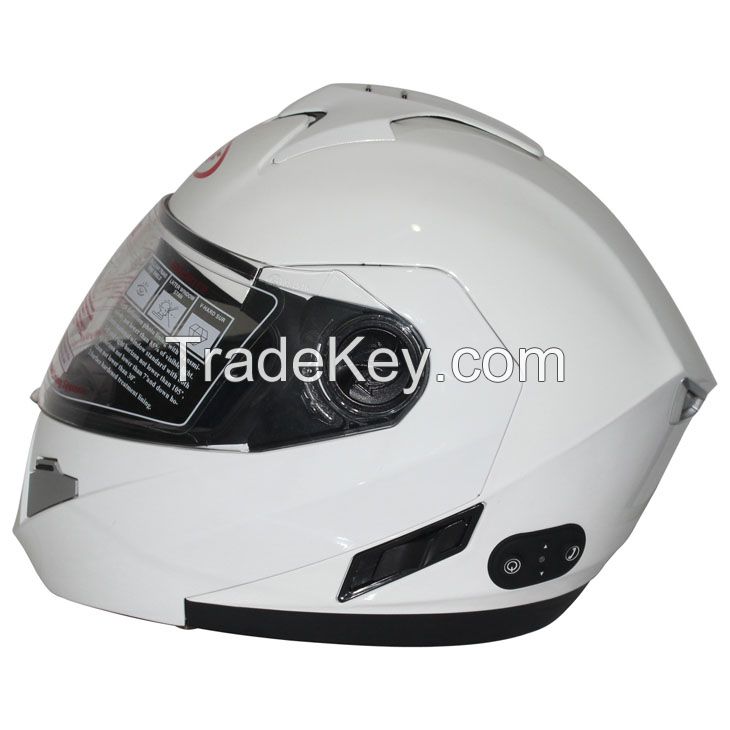 Flip up chin bar helmet with communication--DP-999-ECE/DOT Approved