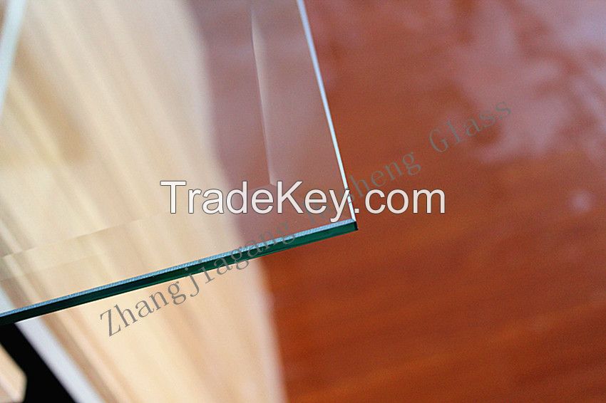 5MM bevel edge toughened glass with CCC certificate