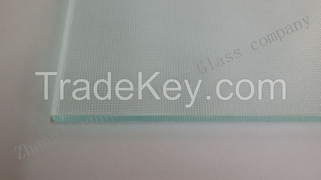 5MM clear Nashiji glass used for decoration with CCC certificate