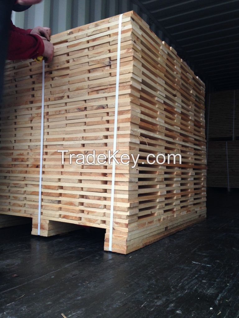 Boards (wooden parts, elements) for EU-pallets and any other board