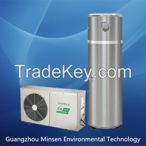 sell 150L to 600L energy saving  split  air source heat pump  big volume water heater