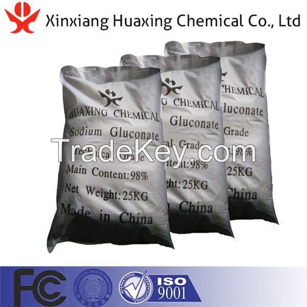 White Powder 98% Sodium Gluconate Binder For Textile Printing